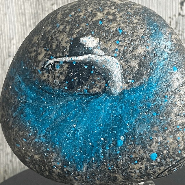 La femme à la robe bleue 