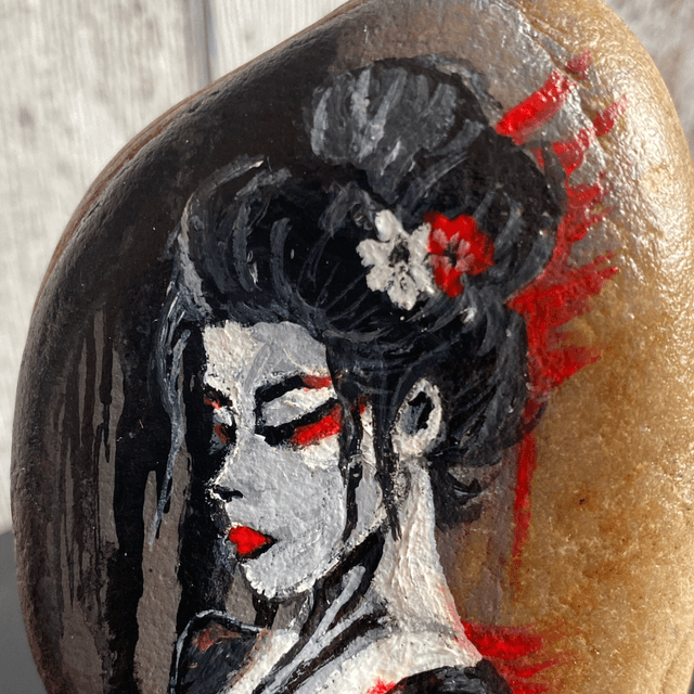 Gaïsha en kimono